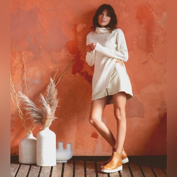 Bed Stu Women’s Tan Rustic Lydyi Vegetable Tanned Leather Ankle Boots Size 9 - Picture 2 of 16